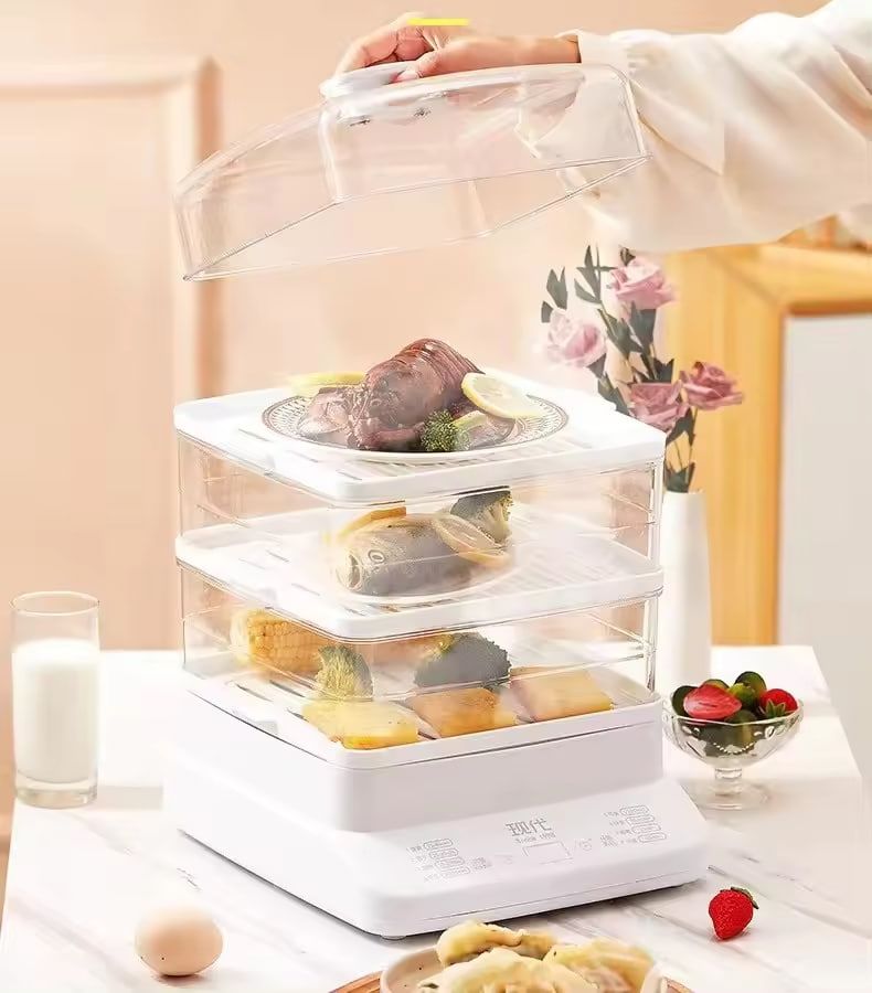 ELECTRIC STEAMER 3 LAYER 24L WT6868_2