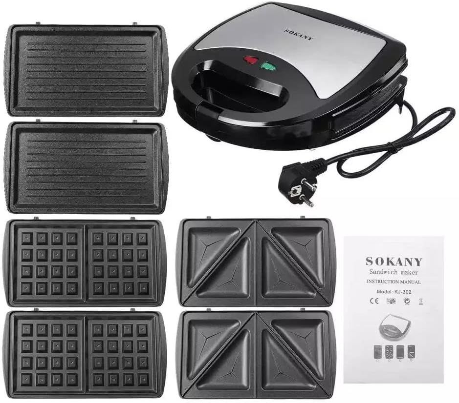 SOKANY SANDWICH MAKER 3in1 KJ302_1