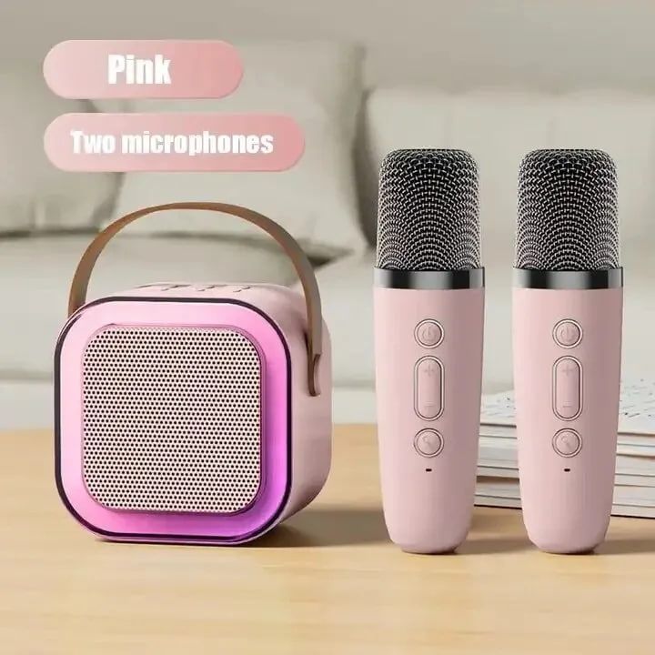 K12 KARAOKE SPEAKER TWO MICROPHONE_3