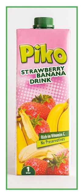 PIKO STRAWBERRY BANANA CARTON 1L X8 - 20338_0