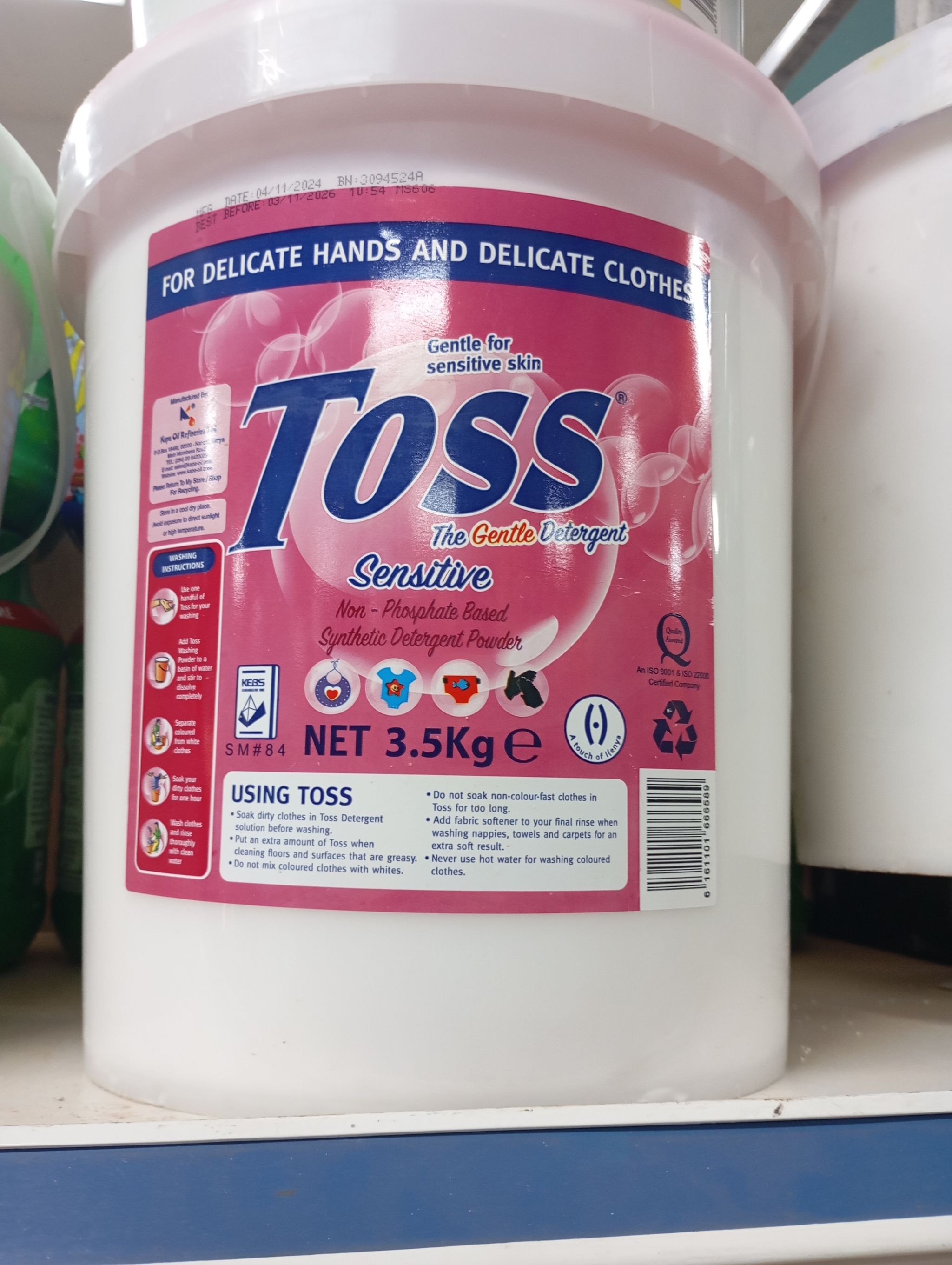 TOSS WASHING POWDER 3.5KG BUCKET _2