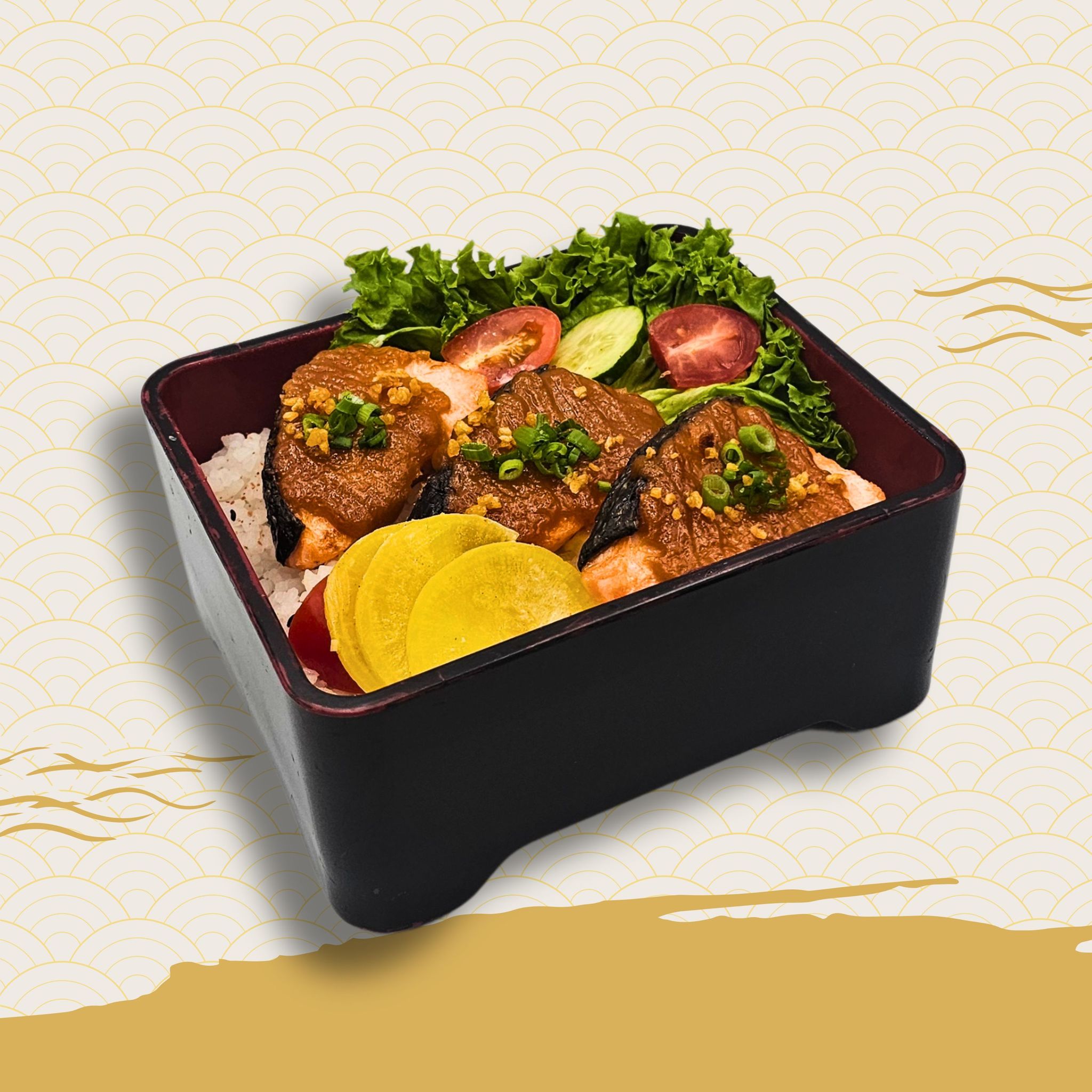 Salmon Tama Miso Don_0
