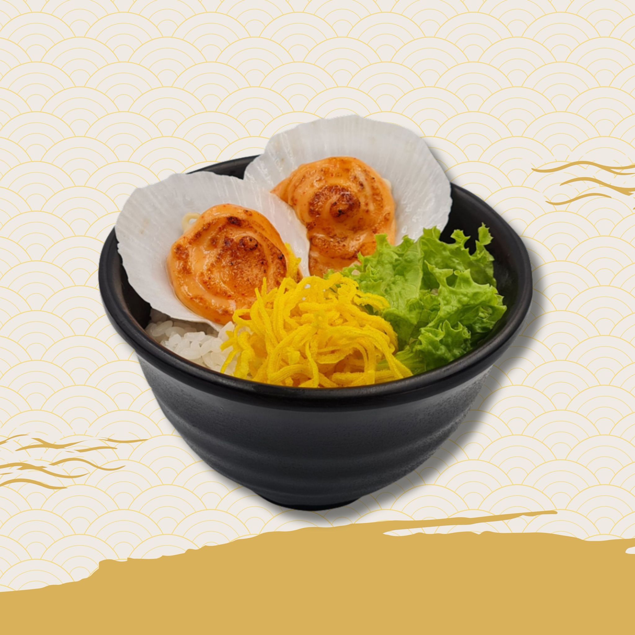 Hotate Mentai Mini Don_0
