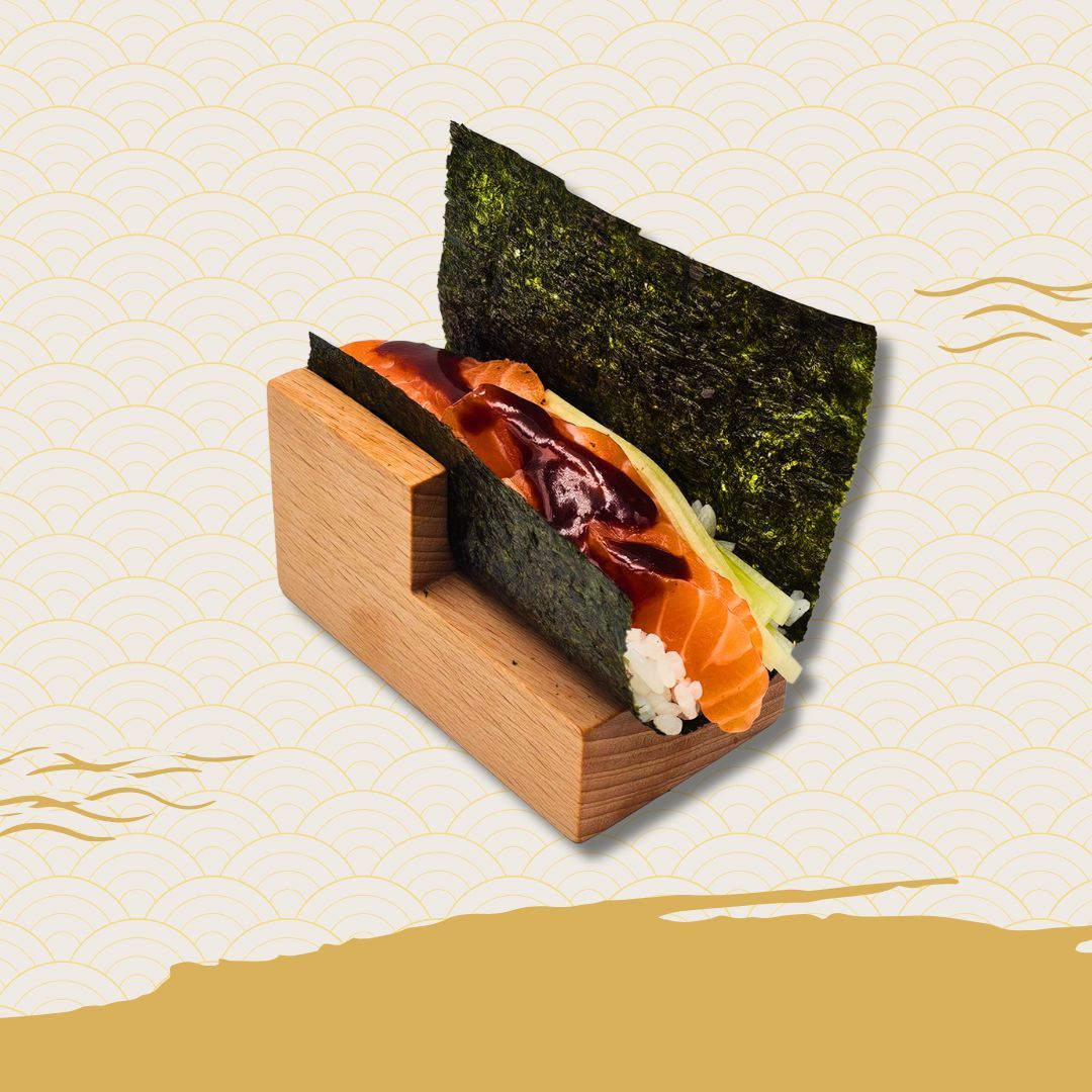 Spicy Salmon Handroll_0