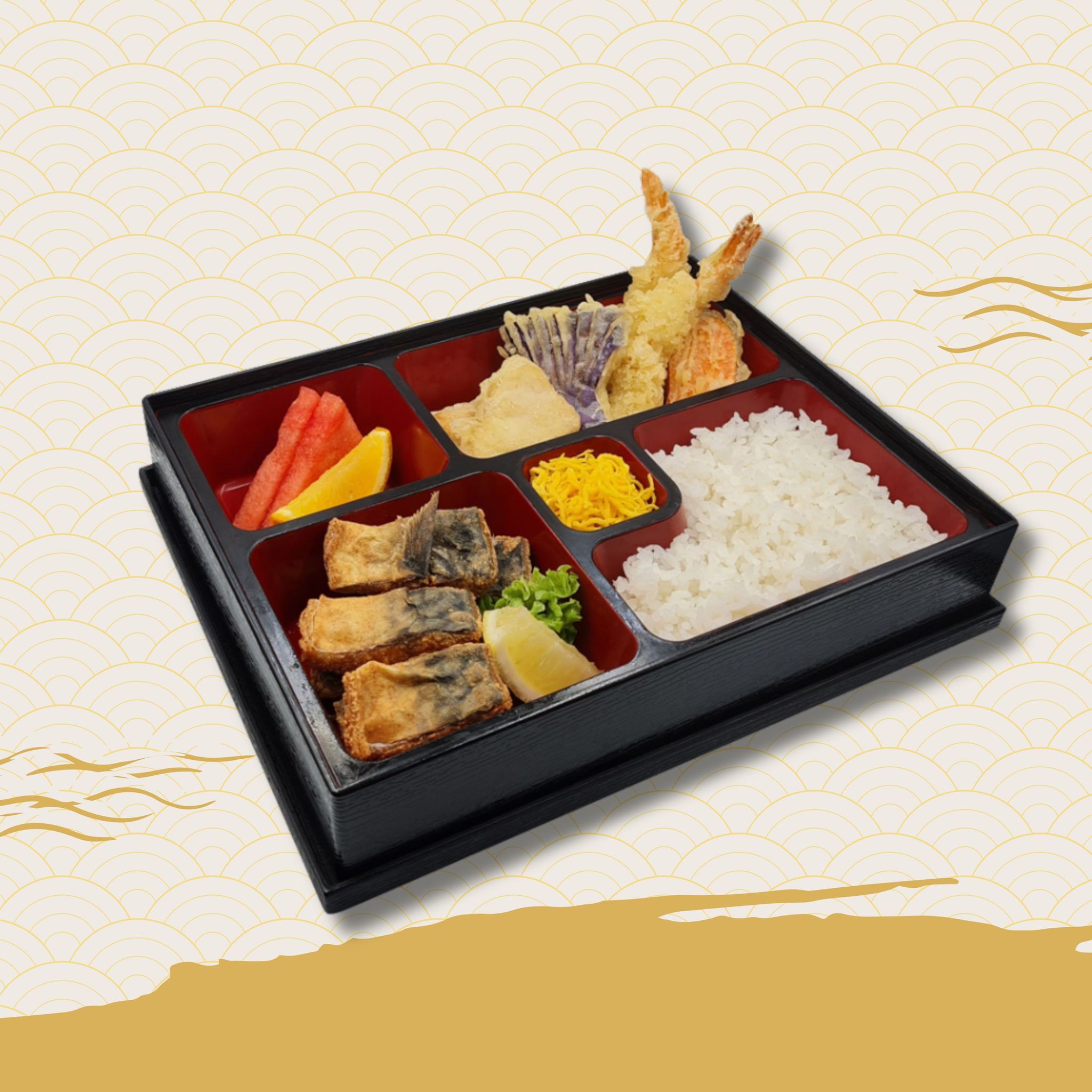 Saba Karaage & Tempura Bento_0