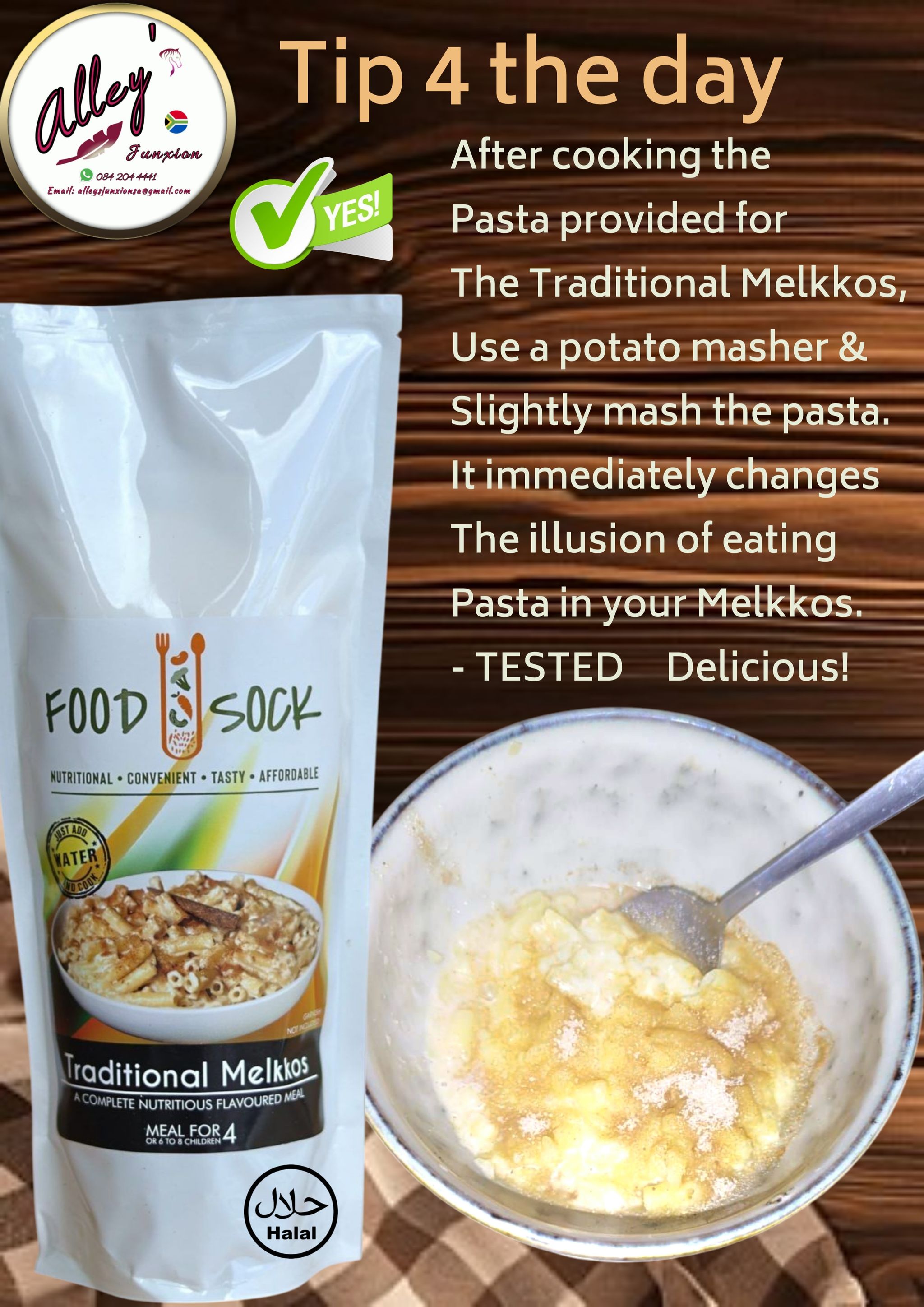 Traditional Melkkos Food Sock_3