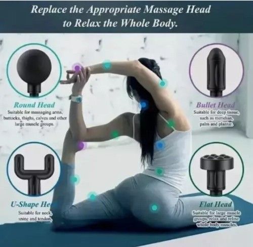6 speeds Massage Gun Percussion Massager Deep Tissue Muscle Vibrating Relax NEW_2