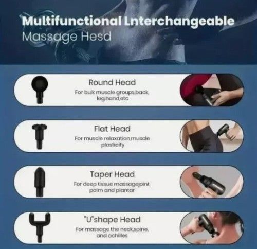 6 speeds Massage Gun Percussion Massager Deep Tissue Muscle Vibrating Relax NEW_3