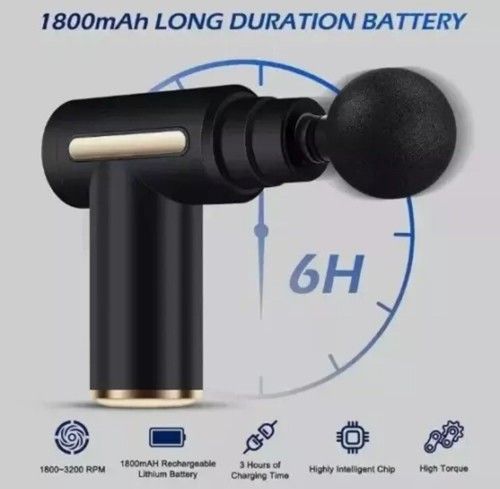 6 speeds Massage Gun Percussion Massager Deep Tissue Muscle Vibrating Relax NEW_1