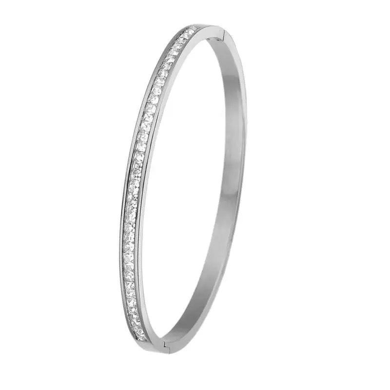 Diamond Bangle (Gold&Silver)_4