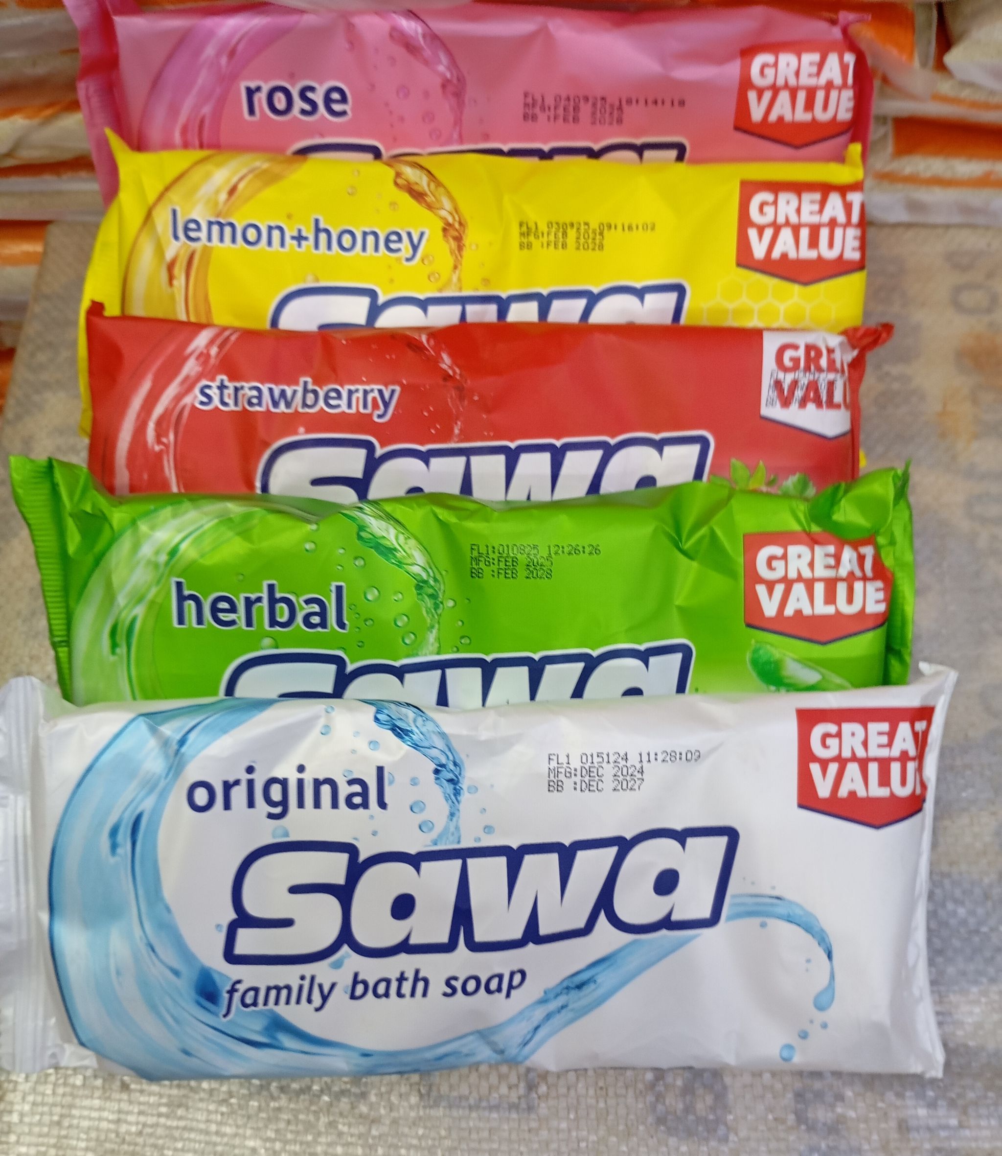 SAWA BATH SOAP 4PCS GREAT VALUE PACK_0