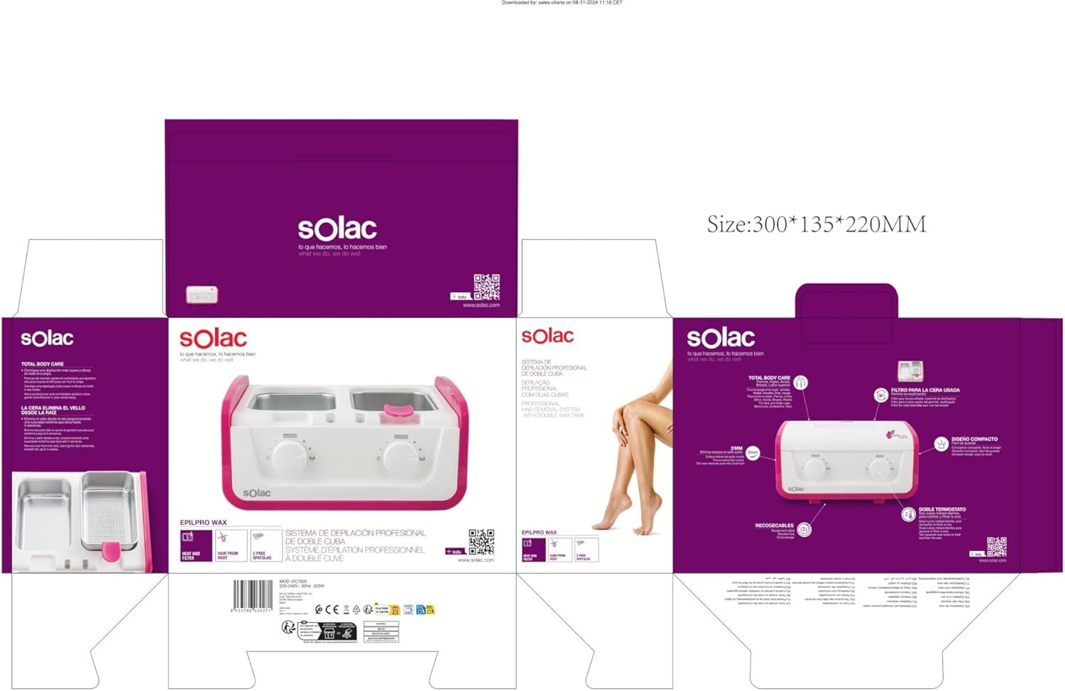 Wax Heater-  SOLAC- WAX HAIR REMOVER _5