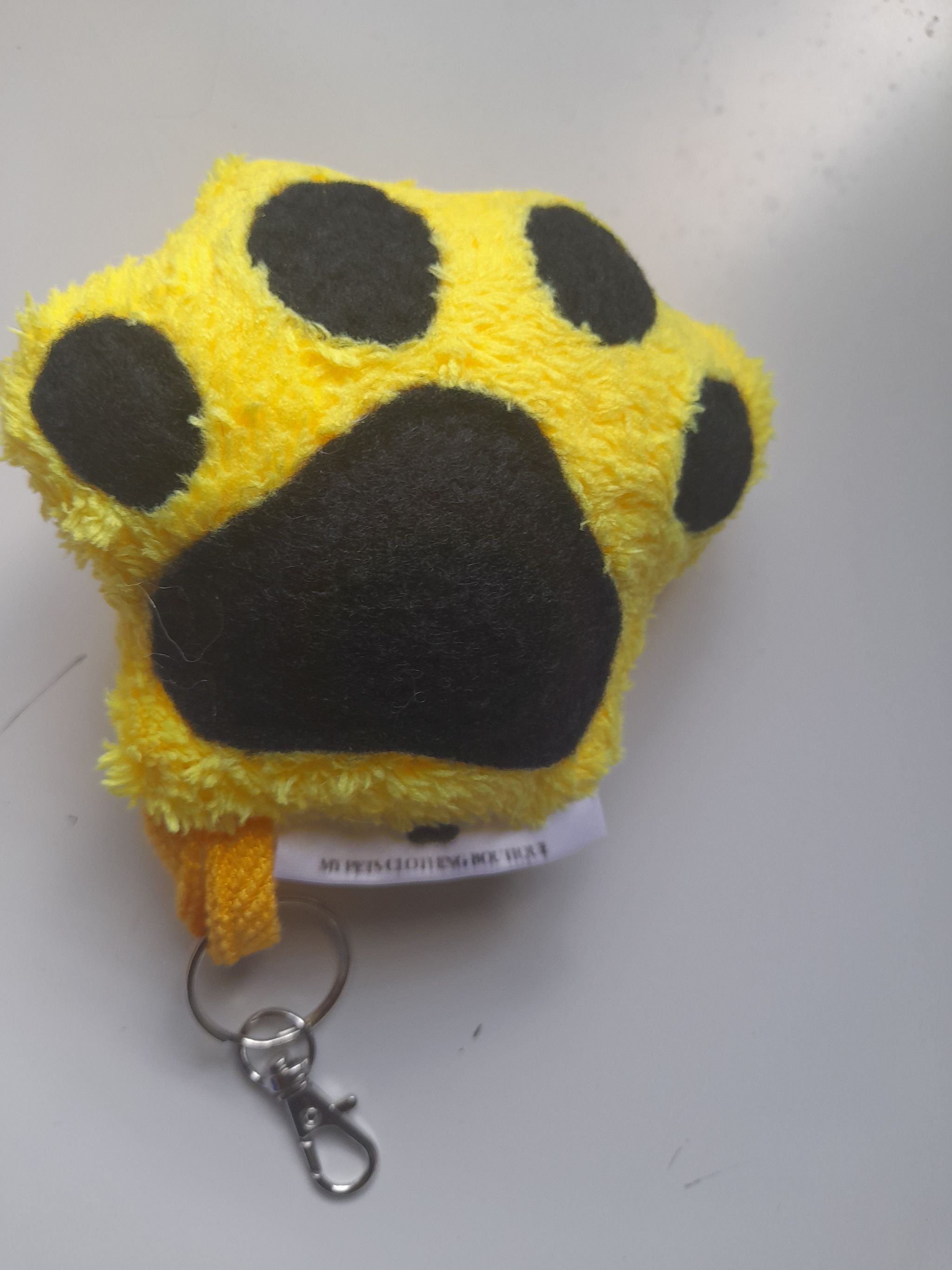 Paw Print Squeaky Toy/Keychain_0