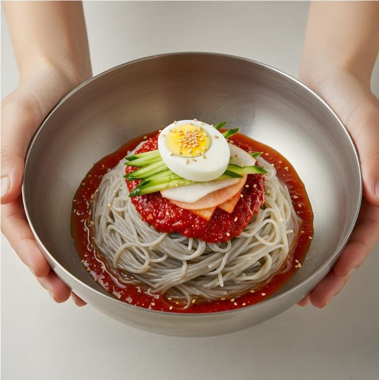 Bibim naengmyeon – Spicy Cold Noodles (2 servings)_0
