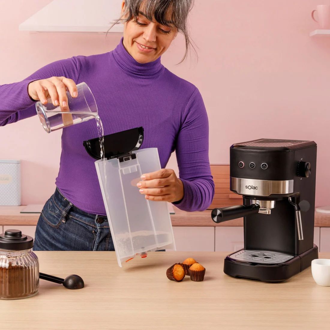 ESPRESSO COFFEE MAKER -SOLAC- TASTE SLIM BASIC (VER I)_5