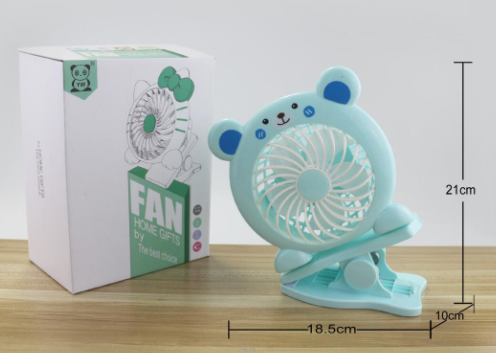 CUTE BEAR CLIP FAN_5