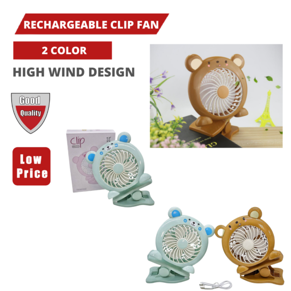 CUTE BEAR CLIP FAN_0