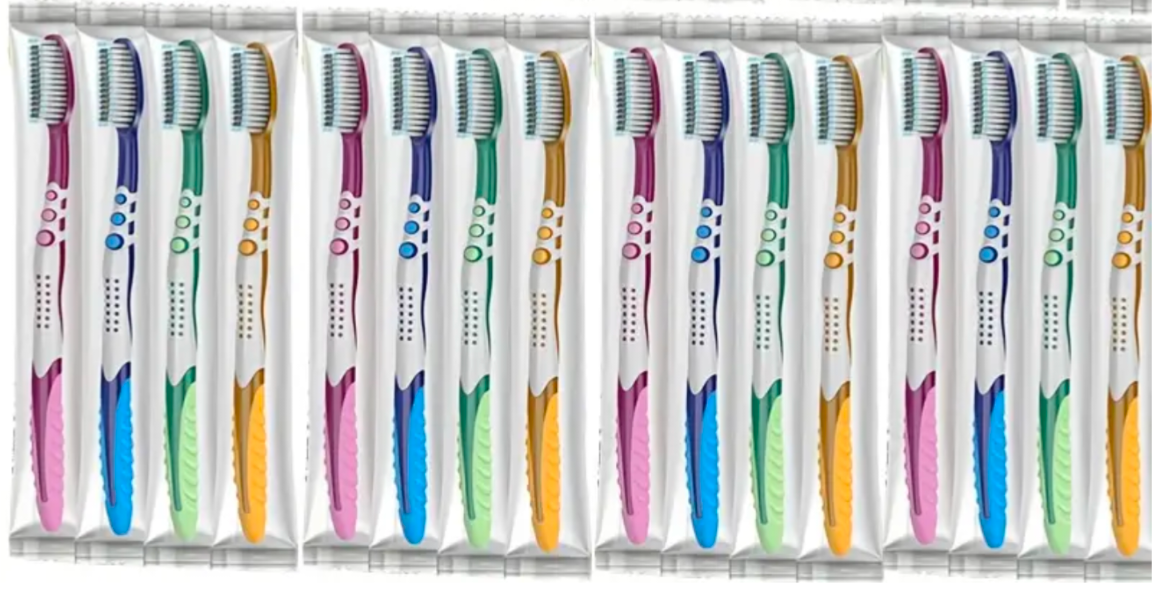Toothbrushes, Each Wrapped Individually, Featuring Medium Soft Or Hard Bristles_4