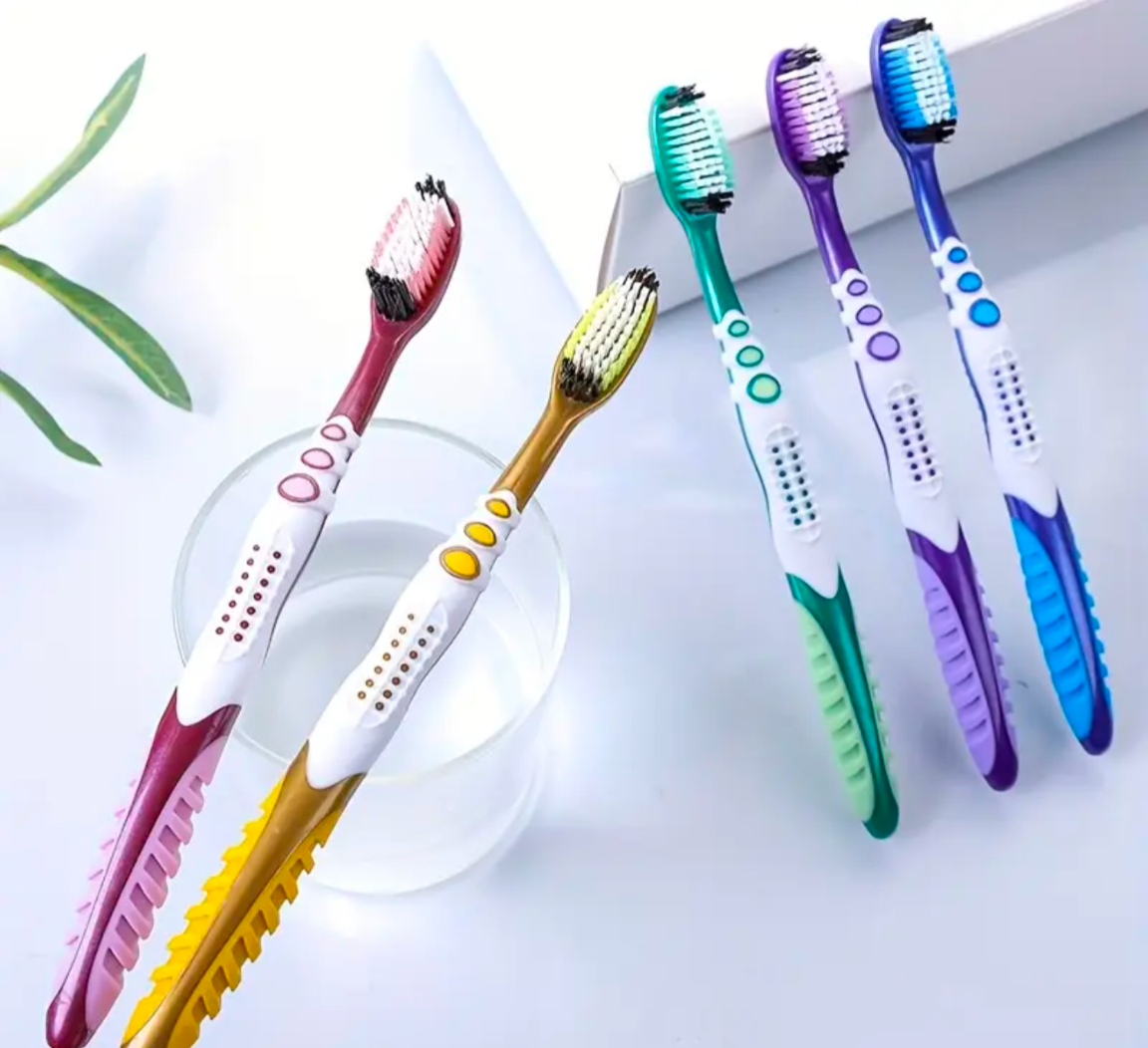 Toothbrushes, Each Wrapped Individually, Featuring Medium Soft Or Hard Bristles_0