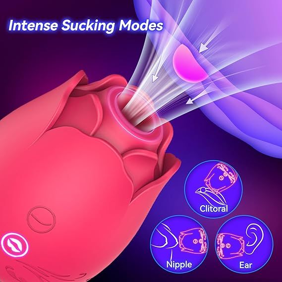Sucking Vibrator Rose Sex Toys_2