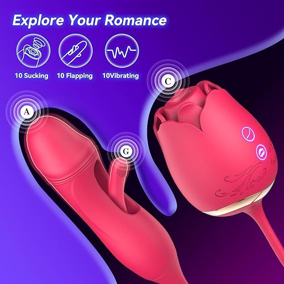 Sucking Vibrator Rose Sex Toys_1