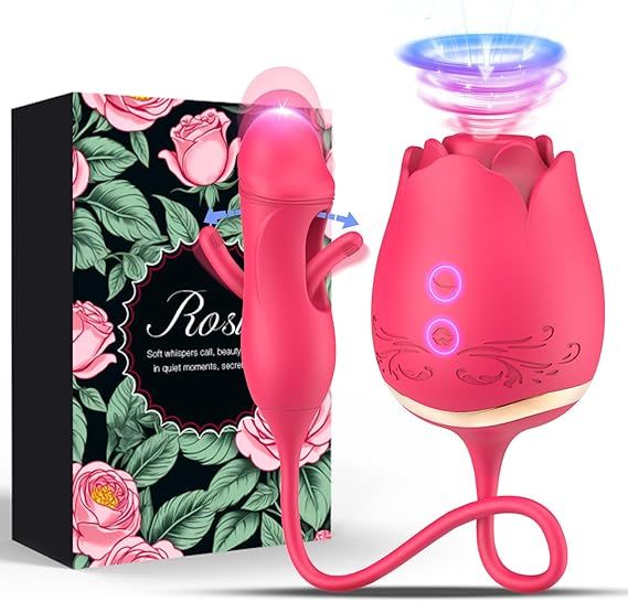 Sucking Vibrator Rose Sex Toys_0