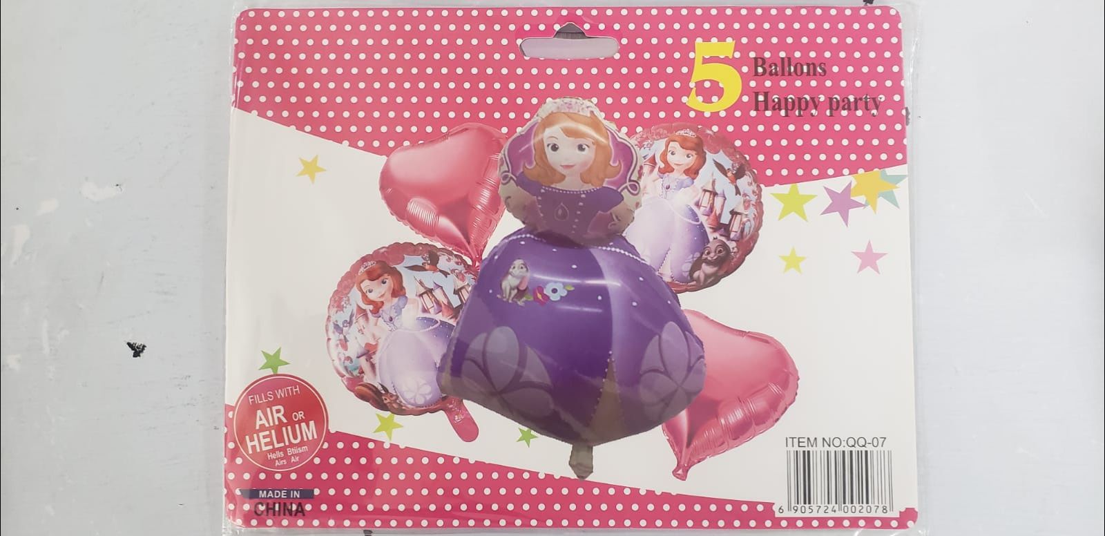 SET DE 5 PIEZAS DE LA PRINCESITA SOFIA_0