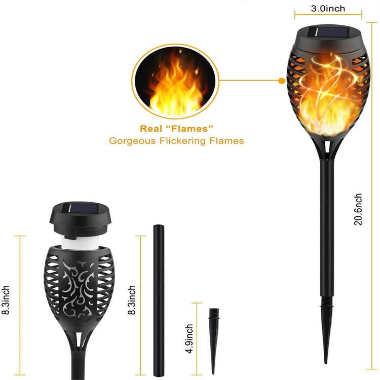 SOLAR FLAME 33 LED LIGHT TS1004_1