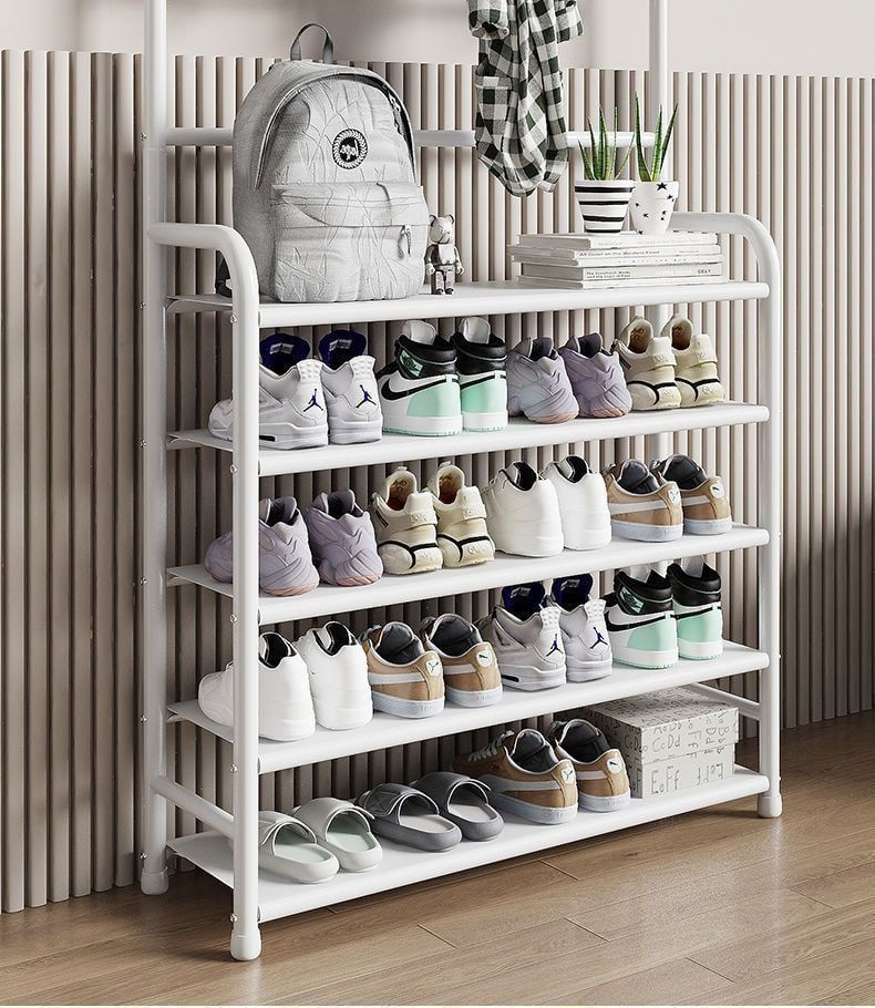 CLOTH HANGER SHOE RACK 4L 80CM NO COVER_2