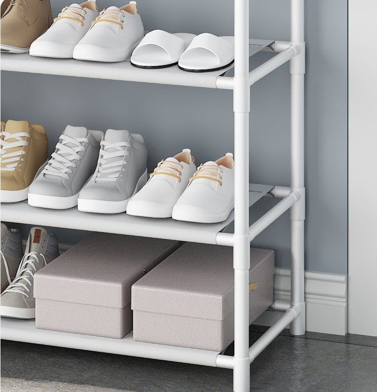 CLOTH HANGER SHOE RACK 4L 80CM NO COVER_3