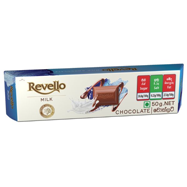 Revello Milk Chocolate- 50g_0
