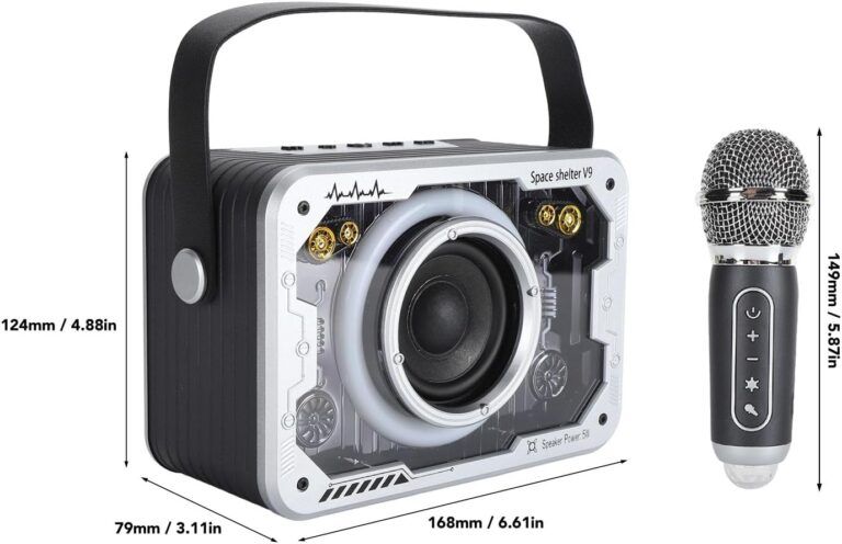 Space Capsule L203 V9 Speaker 2 Mic White_3
