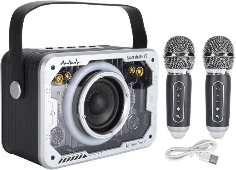 Space Capsule L203 V9 Speaker 2 Mic White_1