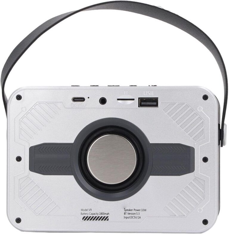 Space Capsule L203 V9 Speaker 2 Mic White_4