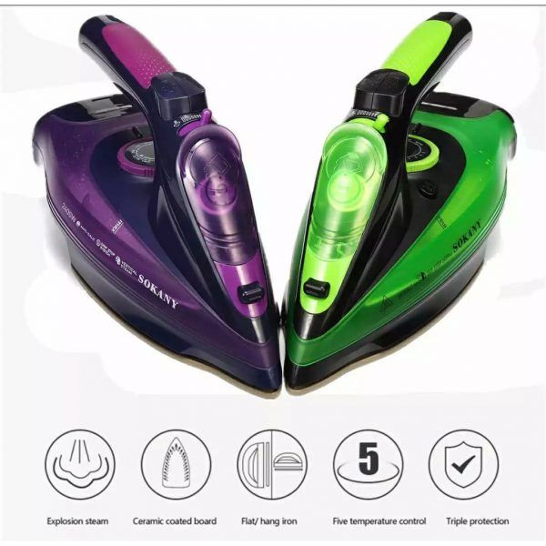 Sokany Wireless Iron Steamer HJ 2085_5