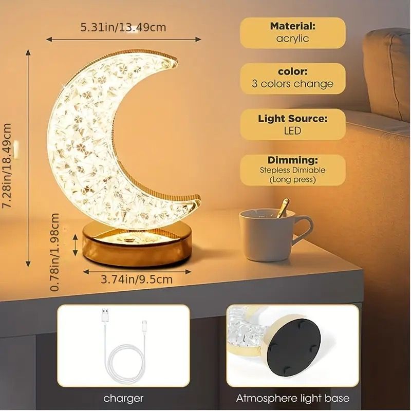 Crystal Star Touch Lamp – Sparkle & Glow for Every Space ✨💫_1