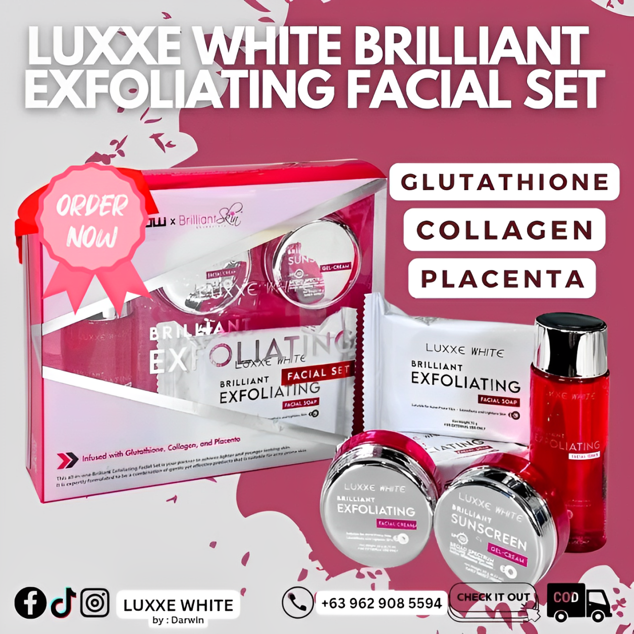 Luxxe White Brilliant Exfoliating Set (Rejuv)_1