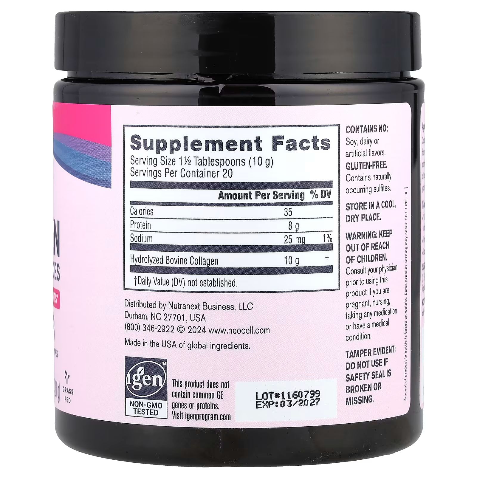 Super Collagen Peptides Type 1 & 3 - Unflavored_1