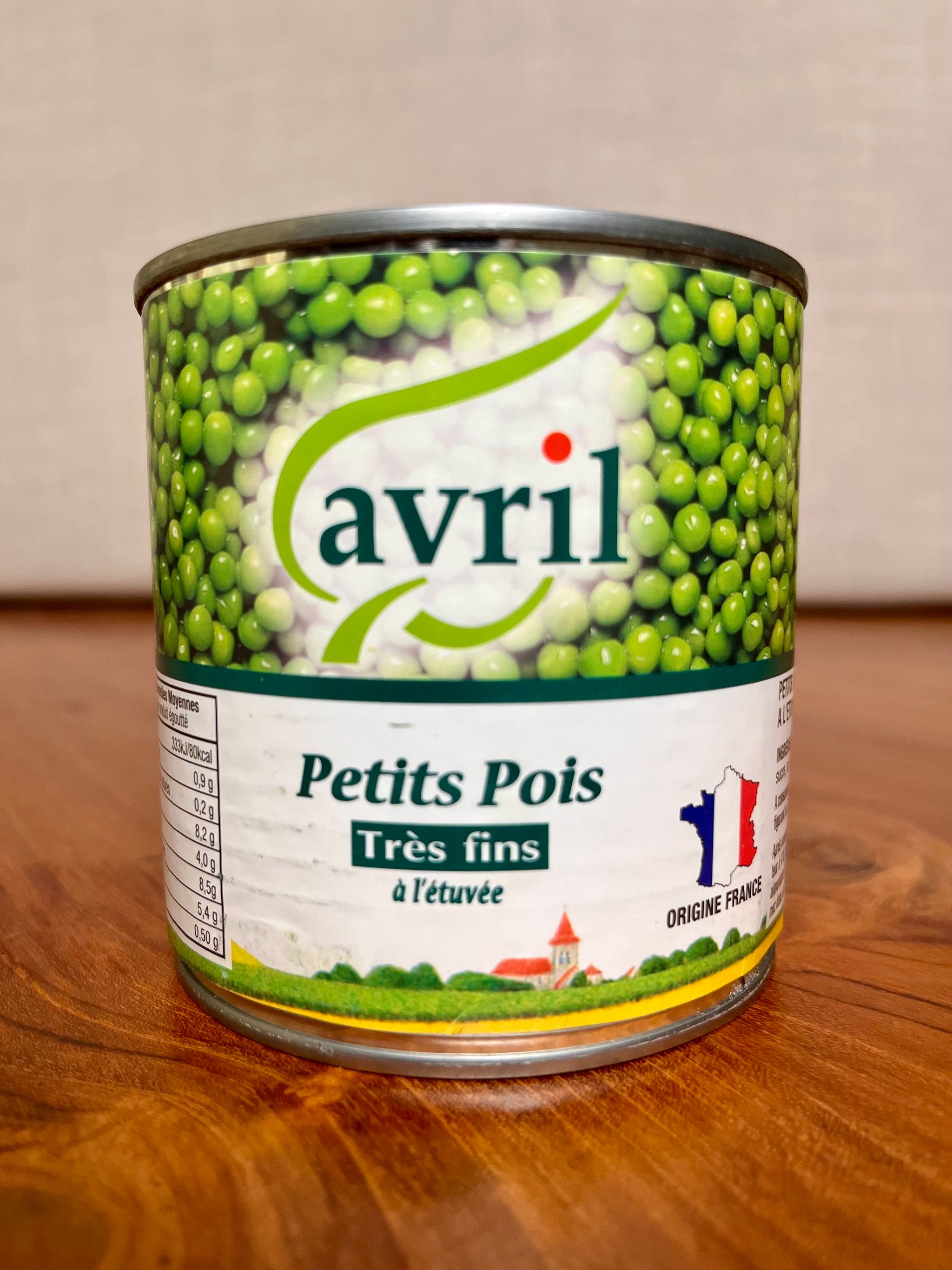 Avril Petit Pois Très fin - Format moyen 400g_0