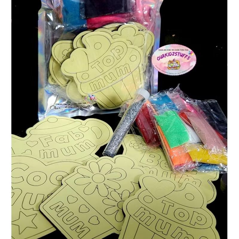 DIY Mother's Day Sand Art Deco Magnet Boards_1
