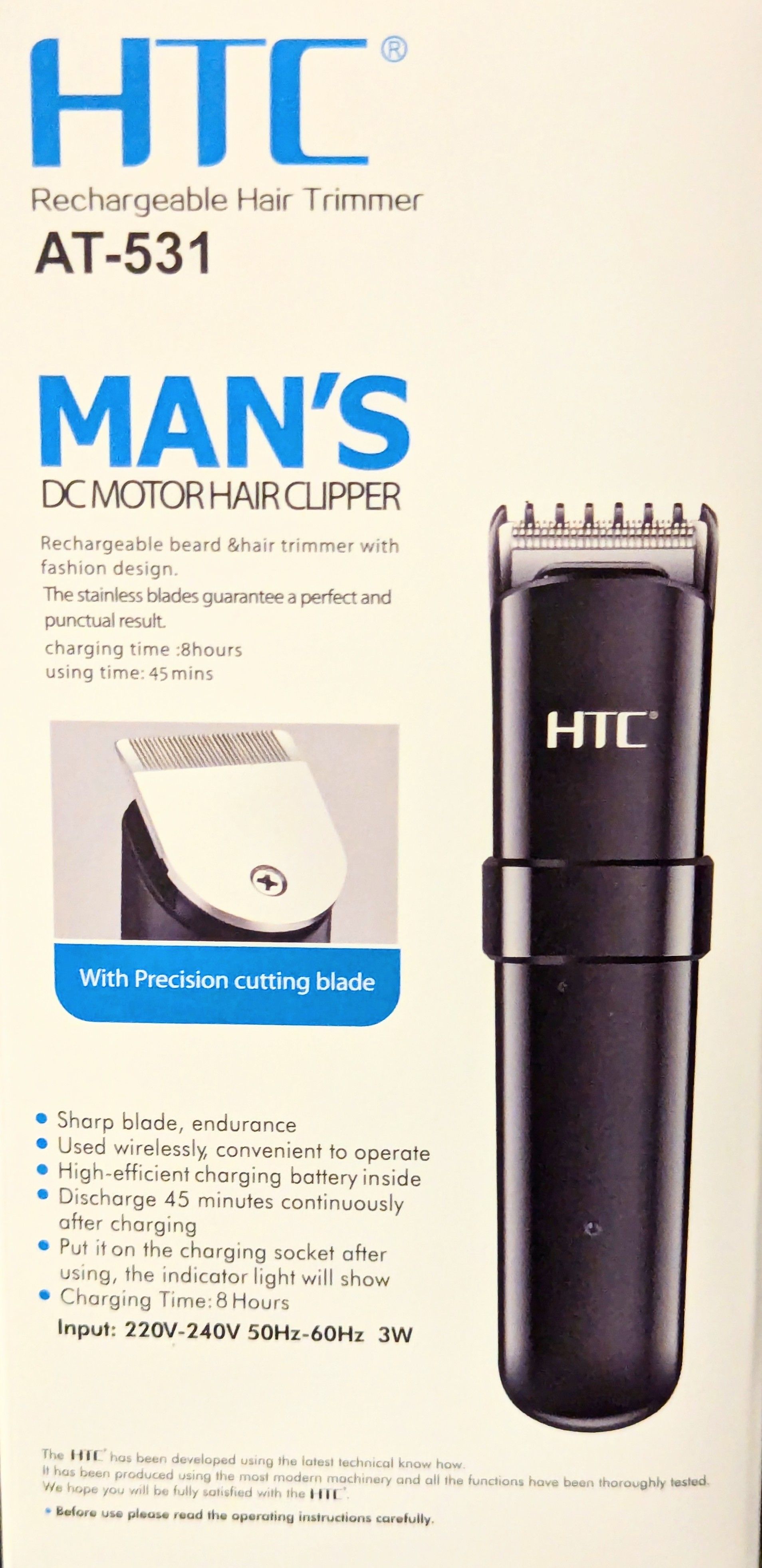 Rechargable Hair Trimmer / Hair clipper / Hair cutting machine / USB charge Beard trimmer_2