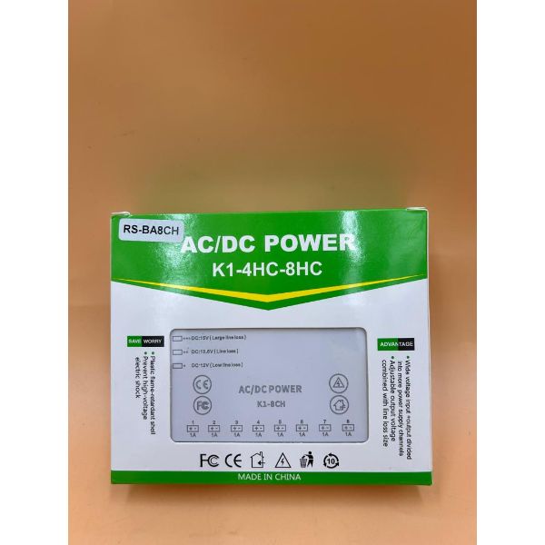 CCTV POWER SUPPLY BOITE ALIMENTATION 8CH RS-BA8CH_0