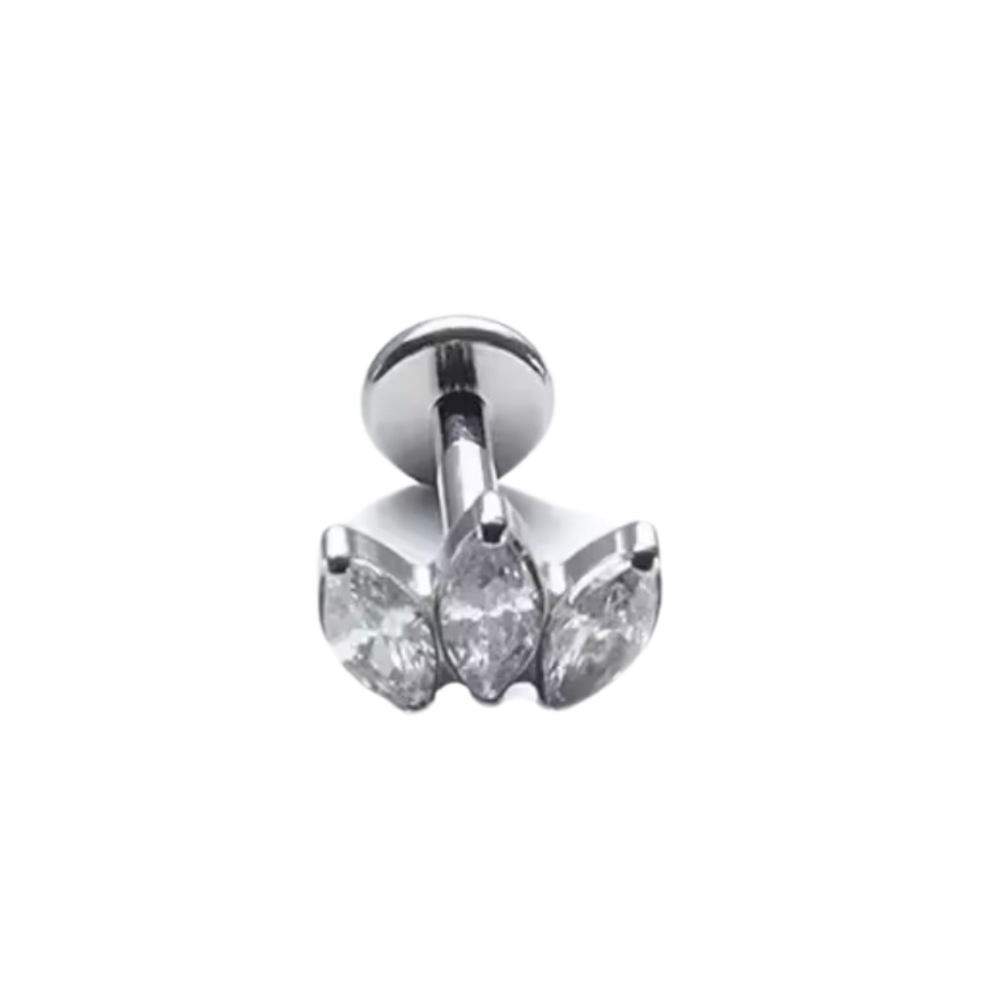 Labret loto blanco de tres_0