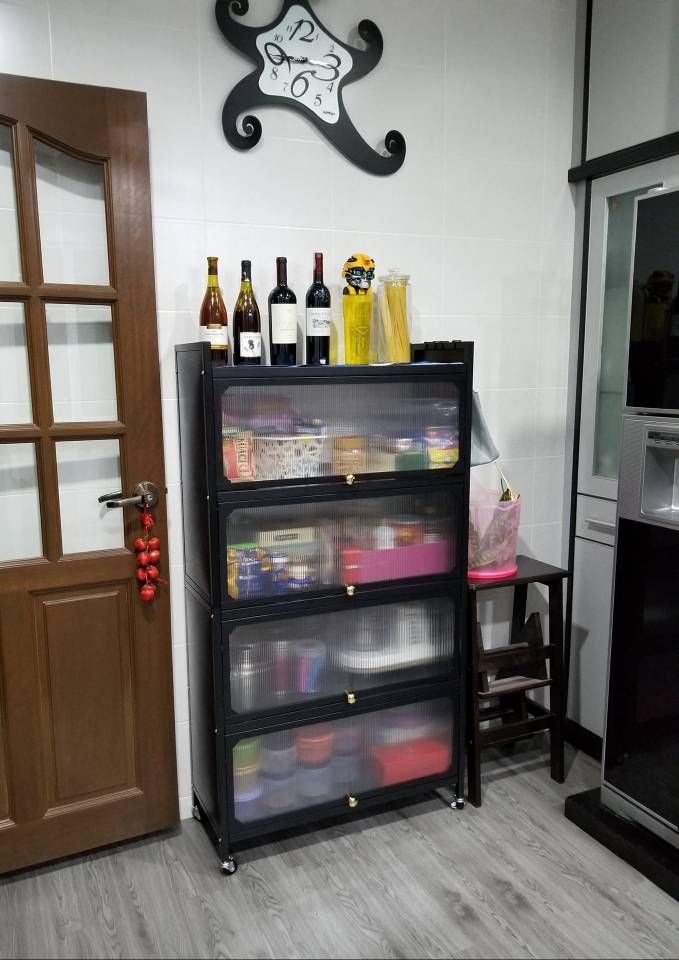 KITCHEN CABINET MICROWAVE RACK_5