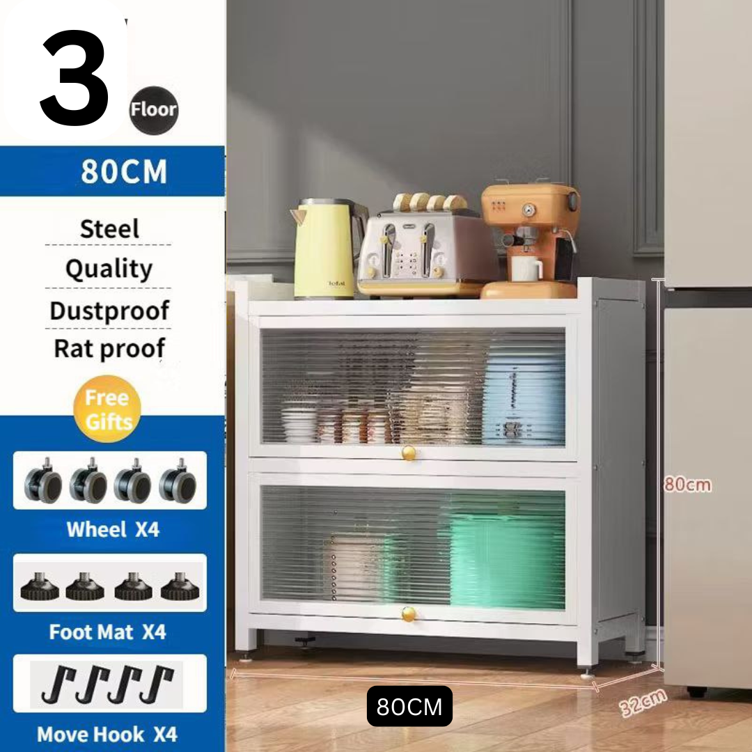 KITCHEN CABINET MICROWAVE RACK_7