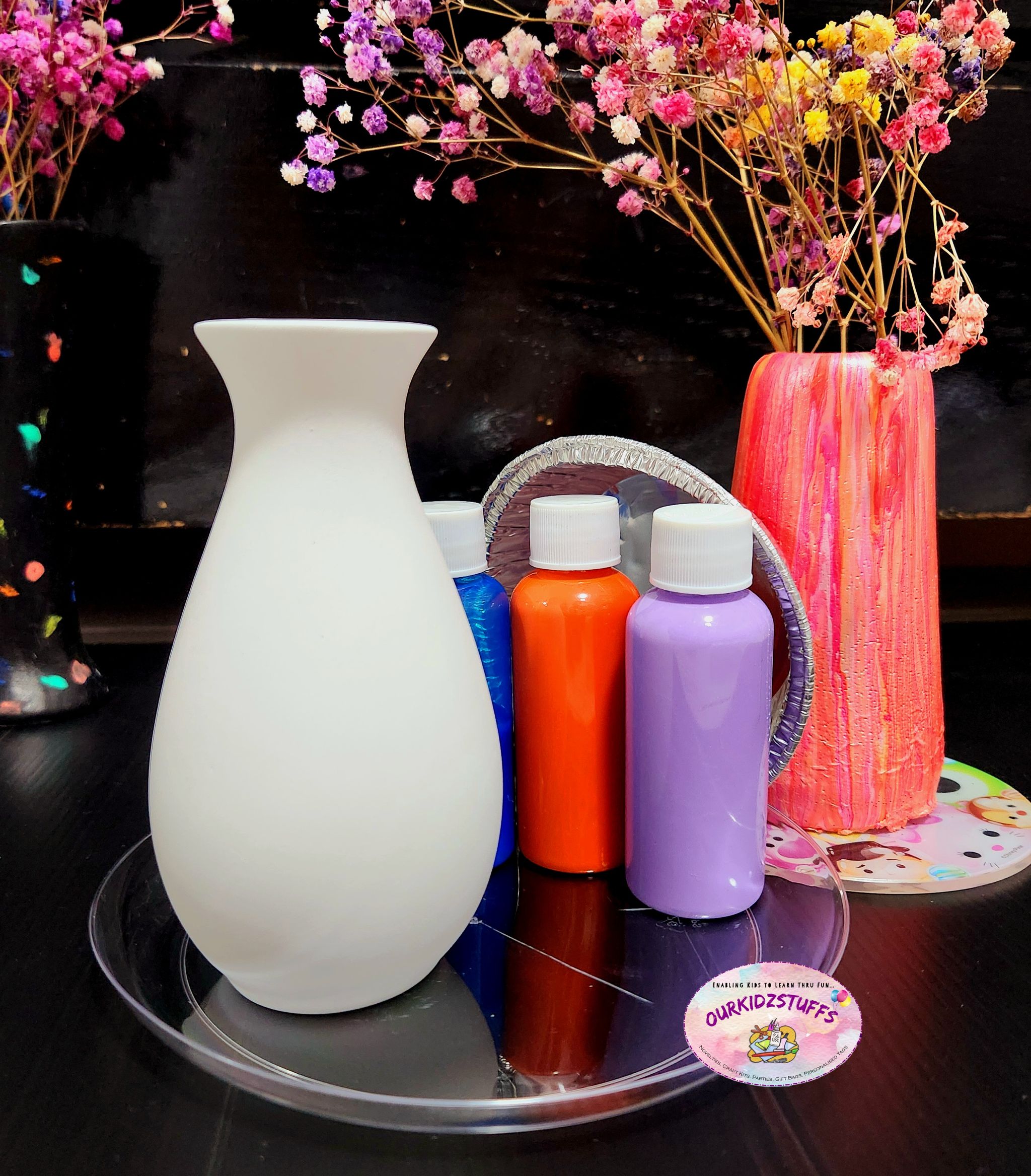 Ceramic Vase Pour Art Painting Kit_2