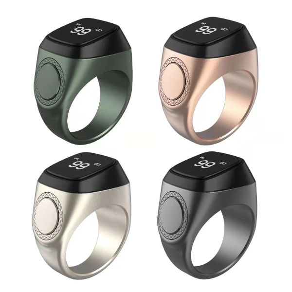 iqibla Zikr Ring 20mm M0220GE ( SMART TASBIH RING )_0