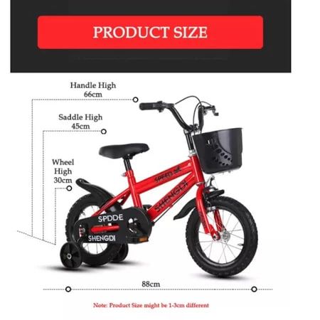 16 INCH CHILDREN BICYCLE - BLUE_3