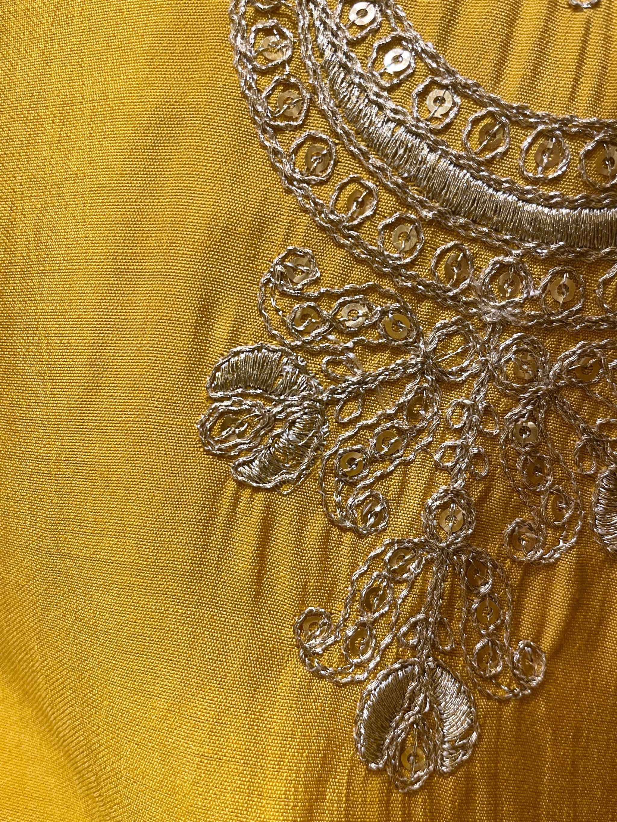 Mustard Dola Silk Set_2