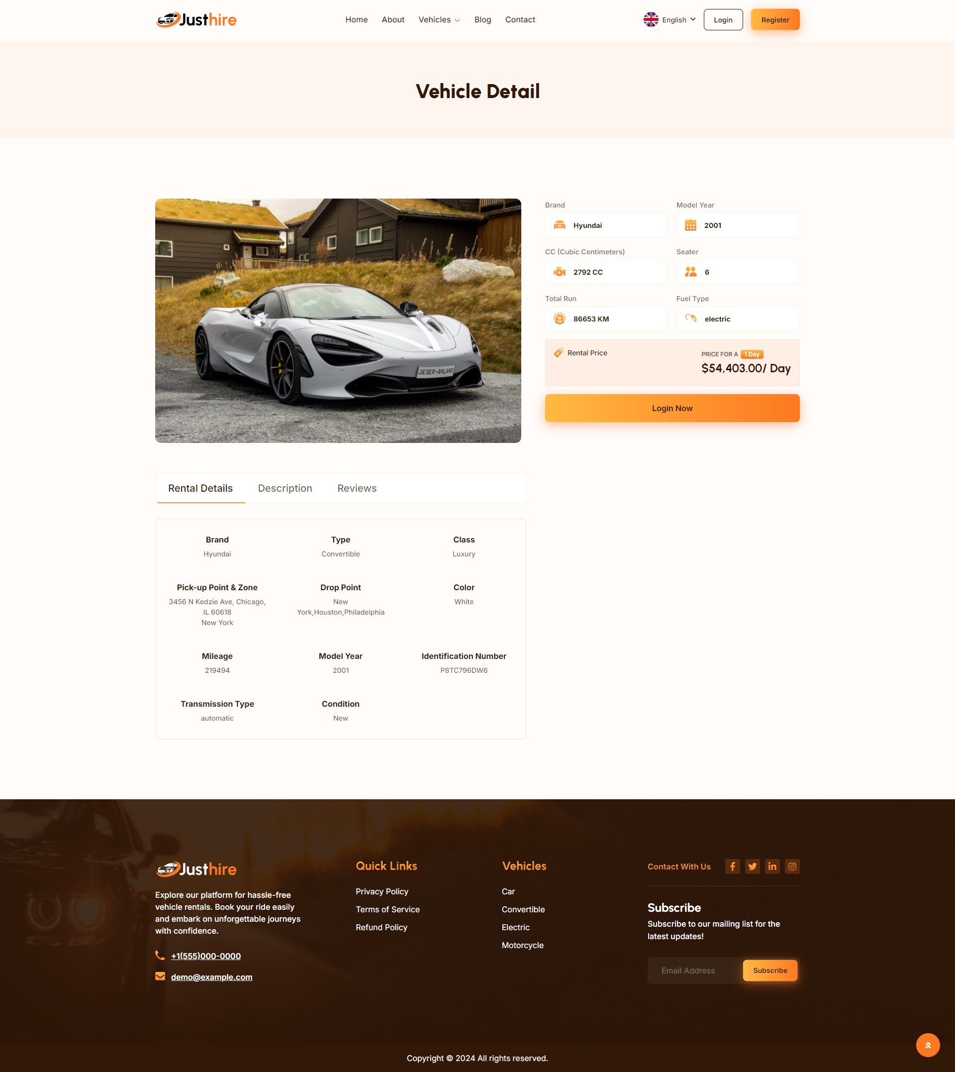 VEHICULE RENTAL PLATEFORM_0